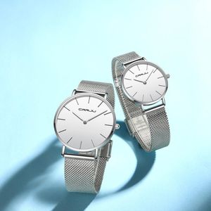 Armbanduhren Damenuhr Japan Quarzwerk Hochwertige Herren Edelstahlgewebe Wasserdicht Damen Coupon DropWristwatches