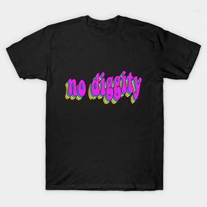 Męskie koszulki T-shirt no diggity 90S Hip Hop Rainbow Graphic Design Logo Tshirt Koszulka Kobieta
