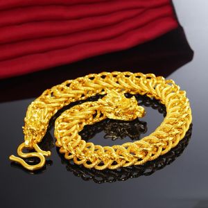 Bangles Real 24K Gold Jewelry Bracelets for Women Men Fine Pulseira Feminina Argent 925 Bijoux Femme Bizuteria Wedding Bracelets