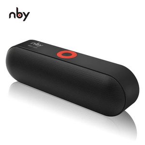 Cell Phone Speakers NBY S18 Portable Bluetooth Speaker with Dual Driver Loudspeaker12 Hours PlaytimeHD Audio Subwoofer Wireless Speakers with Mic Z0522