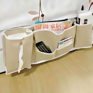 Storage Bags Floorboot Multifunctional Bedside Hanging Bag Hang Sundries Magazines Remote Control Books Phone Tissue Holder OrganizerStorage