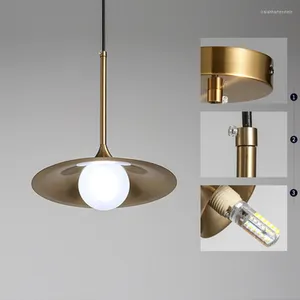 Pendelleuchten Single Head Moderne Eisen Glas Lampenschirm G9 LED Lampe Nordic Wohnzimmer Hängen Schlafzimmer Studie Leuchten