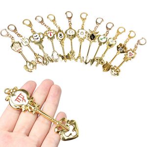 Anime Fairy Tail Cosplay Lucy Celestial Zodiac Spirit Gate Key Chains hangslange constellatie Keychain Keyring