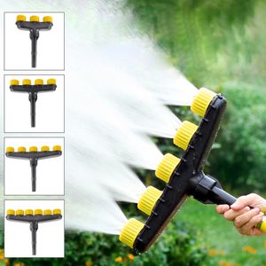 Sprayers Agriculture Atomizer Nozzle Garden Lawn Sprinkler Farm Vegetable Irrigation Adjustable Large Flow Watering Tool 3456 Way 230522
