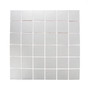 Adesivos de parede 1pc Creative Mirror Surface Tile Banheiro requintado para casa