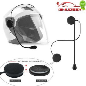 車の新しいMotoヘルメットヘッドセットBluetooth 5.0 Ultra-Thin Motorcycle Earponeワイヤレススピーカーヘッドフォンハンズフリーコール音楽プレイドロップシップ