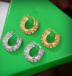 Huggie Tijdloze Wonder Fancy Zirconia Geo Swirl Hoops Oorbellen voor vrouwen Designer Sieraden Party Runway Luxe Merk Top Rare Ins 2312