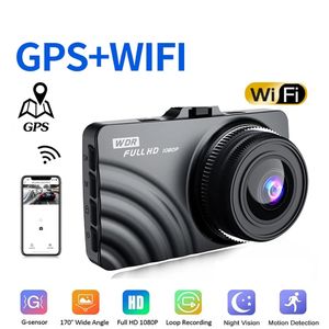 Nowy samochód DVR WiFi Full HD 1080p Cam kamera z tylnym widokiem Kamera wideo rejestrator Nokterzadu automatyczna szyka deska rozdzielcza GPS WIFI App Akcesoria samochodowe