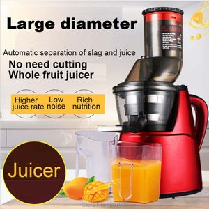 Fruit Vegetable Tools 220v low speed Large Wide Feeding inlet Whole Apple orange Slow Juicer no need cut Soyabean Juice Extractor Squeezer 230522