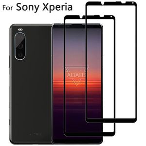 Full Cover for Sony Xperia 10IV 1 5 III silk Screen Protector tempered glass