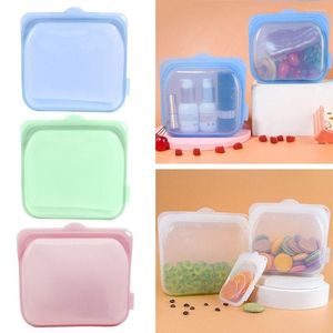 Storage Bottles Kitchen Tool Container Fresh-keeping Bag Leakproof Food Freezer Organizer Top Lock Bags