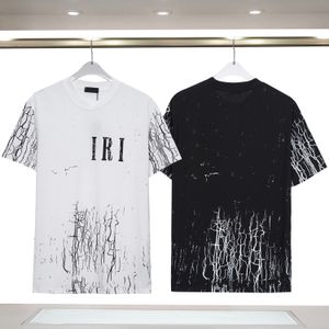 Mens T Shirt Designer bawełniana sukienka materiał rozmiar s-xxxl czarny biały moda mężczyźni kobiet koszulki letnie krótkie rękaw z literami