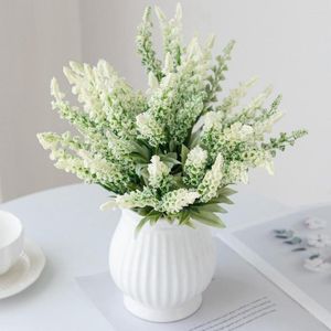 Decorative Flowers Artificial Lavender Foam Flower Family Room Vase Christmas Wedding Bouquet Garden Rose Arch Decoration Scrapbooking