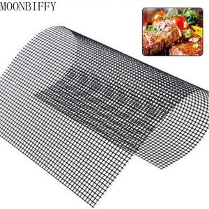 Barbekü Araçları Aksesuarlar 1 Pc Square Sopa Yahudi Paspasları Pişirme Örgü 3040cm Roaster Barbekü Mat Mutfak Gadgets 230522