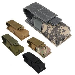 Storage Bags Outdoor Camouflage Flashlight Bag Climbing Cam Small Single Tool Fan Waist Drop Delivery Home Garden Housekee Organizati Dhkqd