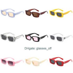 Sonnenbrille Luxus Mode Offs Weiße Rahmen Stil Quadratische Männer Frauen Sonnenbrille Pfeil x Schwarzer Rahmen Brillen Trend Sonnenbrillen Helle Sportse4by AKT2