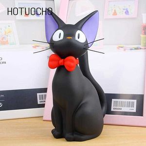 Nya figurer Hotuocho Black Cat Saving Box Animal Figures Money Box Animal Coin Bank Home Decor Modern Style Piggy Bank Figurer Kids Gift G230523