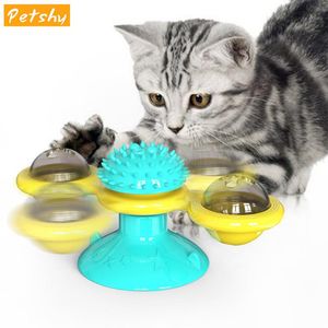 Cat Toys Petshy Puzzle Interactive Pet -retas roliga katter Intelligenta Training Toy Kitten Massager Scratching Rubbing