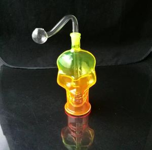 Tubulações de fumaça cachimbo de vidro bong bong bong bong bongs pintados no esqueleto panela