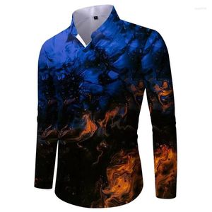 Camicie casual da uomo Fashion Elegant Men's Designer Design Linee geometriche stellate 2023 Top morbide e comode S-6XL