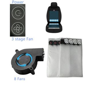 Car Seat Covers Fan Ventilation Cushion Cool Cover Wireless With Remote Control Speed Adjustable Cooling 8 Liner For SupportrCar