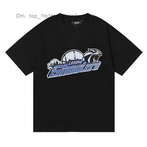 メンズデザイナー新しいTシャツドライビングドッグプリントティーレディース2023SSトレンディトップハイストリートショートスリーブアジアサイズS-3XL 2 UC5K