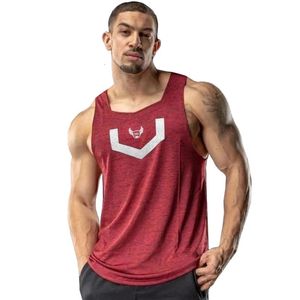 Men's Tank Tops Men Workout casual Fashion O-Neck sleeveless tank top Gyms Fitness Bodybuilding Black vest Summer cool quick-drying Top 230522