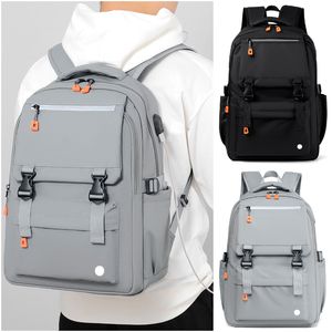 LL-7811 Women Mens Bags Laptop Backpacks Gym Outdoor Sports Shoulder Pack Travel Students School Bag Waterproof Backpack Handbag
