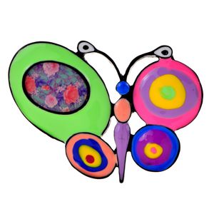 Cindy Xiang Novo assimetria criativa Wings Butterfly Broches for Women Women Colorful esmalte o escritório de inseto