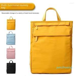 HBP-School Bags Large Capacity Mummy Bag Multifunctional Backpack Baby Care Nappy Bagpack Lightweight Durable Shoulder For Mommy