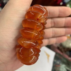 Bransoletka z Bangle Natural Red Agate Stone Bransoletka naturalny kamień szlachetny majsterkowicz biżuteria dla kobiety na prezent hurtowy!