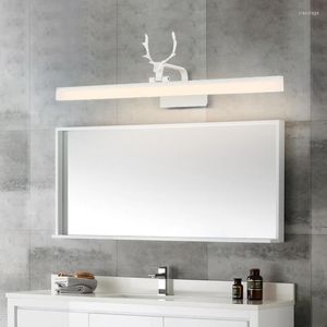 Wall Lamp Antler Led Lights Free Punch Modern Bathroom Interior Sconces Home Decoraction Hallway Aluminum Body Luminary