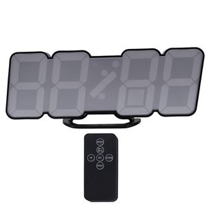 Clocks Accessories Other & 3D Wireless Remote Digital Wall Alarm Clock 115 Color Variations Of Led Voice Control Mode Controller