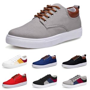 Luxury Designer Casual Shoes No-Brand Sports Sneakers New Style White Black Red Grey Khaki Blue Fashion Mens Shoes Size 39-47