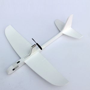 Aircraft Modle DIY Educational Toy Hand Throwing Glider Gift Airplane Model Capacitor Electric RC For Children Foam 230522