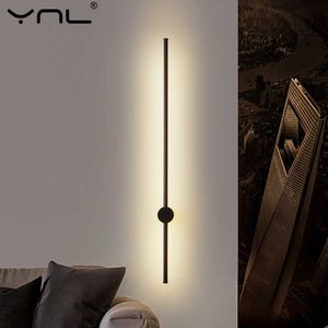 Wall Lamps Smart LED Wall Lamp Sconce Long Wall Light 350 Rotation For Indoor Home Decor Bedroom Living Room Lighting Sofa Background G230523