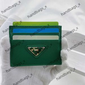 designer bag P Bag Suitable for card clip wallet bank bus holder triangle metal label letter