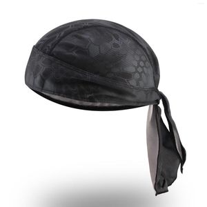 Berretti Camouflage Quick-Dry Ciclismo Cappello da pirata Cappello da corsa per bicicletta da strada Sport Bike Beanie Riding Head Sciarpa Bandana Caps Unisex