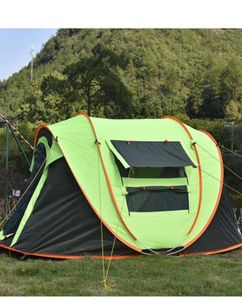 FT1 2つのサイズ5834人ファーストクイックオープンオートマチックテントアウトドアキャンプ防水テントとシェルター6288512