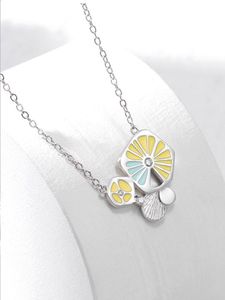 Colares Thaya bonitos colares para mulheres cor prata frutas série limão ctystal colar gargantilha 45 + 5cm jóias finas presentes de aniversário