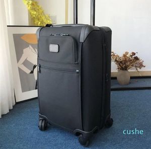 Svakväskor International Alpha Extended Trip Utbyggbar 4 Wheeled Packing Case Carry-on Women Men Trunk Bag Bagages Travel Bag