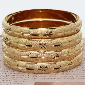 Braccialetti da 24k oro per donne oro dubai sposa nozze braccialetto etiopico africano braccialetto di gioielli arabo bracciale oro