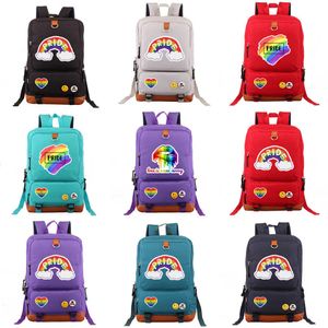 LGBT Periferik Trend Setter Sırt Çantası Eğlence Sırt Çantası Oxford Schoolbag 230524