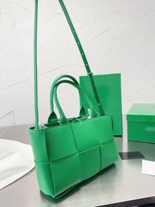 Green G-Cross axelväskor flätande handväska vävd designer klaff kvinnor läder klassisk handväska mode crossbody shopping plånbok