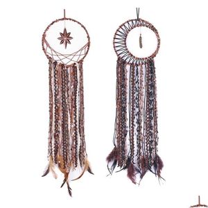 Other Home Decor Modern Minimalist Dreamcatcher Star And Moon Style Tassel Crafts Room Decoration Pendant Drop Delivery Garden Dhu0S