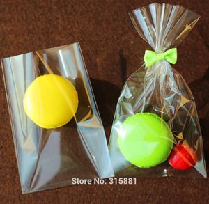 Gift Wrap Clear Flat Open Top Candy Bags Cookie Packaging Bag Wedding Party Sweets Lollipop Opp Plastic Small Pouch 100pcslot 230522