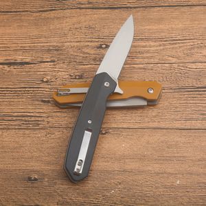 Nowy przylot C6920 Flipper Składanie noża 8cr13mov Satin Drop Point Blade G10/Stala ze stali nierdzewie