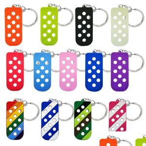 Клавки Lanyards eva персонализированные DIY Монтажную тарелку подвесной подвесной кулон Lage Bag Decorative Keyring Gired Key Chain Delive F Dhch2