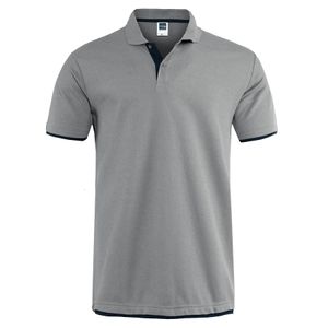 Męski Polo Summer Letni krótkie rękawe Thirt Bawełniana marka Homme odzież hombre tee tops poloshirt polo koszule dla mężczyzn 230522