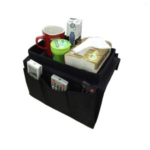 Storage Bags Sofa Armrest Bag Compartment Design High Capacity Cardboard Filling Organiser